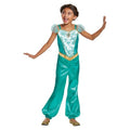 Front - Aladdin Girls Classic Jasmine Costume