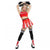 Front - Fever Womens/Ladies Devil Cheerleader Costume