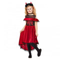 Front - Smiffys Girls Devil Day Of The Dead Costume Set