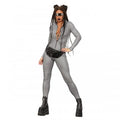 Front - Fever Womens/Ladies Miss Whiplash Disco Holographic Catsuit