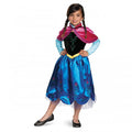 Front - Frozen Girls Deluxe Anna Costume Set