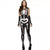 Front - Fever Womens/Ladies Skeleton Glow In The Dark Costume Set