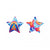 Front - Fever Womens/Ladies Tie Dye Star Nipple Pasties