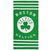 Front - Boston Celtics Stripe Beach Towel