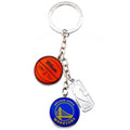 Front - Golden State Warriors Charm Keyring