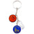 Front - Golden State Warriors Charm Keyring