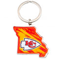 Front - Kansas City Chiefs State Keyring