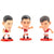 Front - Arsenal FC 2023/24 SoccerStarz Football Figurine (Pack of 3)