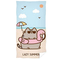 Front - Pusheen Lazy Summer Beach Towel