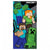 Front - Minecraft Characters Velour Beach Towel