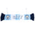 Front - Manchester City FC Mini Car Bar Scarf