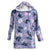 Front - Lilo & Stitch Childrens/Kids Flowers Hoodie Blanket