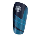 Front - Manchester City FC Childrens/Kids Fuse Slip-In Shin Guards