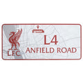 Front - Liverpool FC Route To Anfield Road Crest Plaque