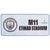 Front - Manchester City FC Route To Etihad Stadium Crest Plaque