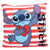 Front - Lilo & Stitch Stripe Cushion