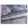 Black-Blue-Red Brown - Front - Liverpool FC Metal Shankly Gates Sign