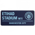 Front - Manchester City FC Two Tone Street Sign