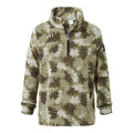 Front - TOG24 Childrens/Kids Toffolo Zip Neck Camo Fleece Top