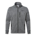 Front - TOG24 Mens Cresswell Marl Knitlook Fleece Jacket