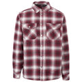 Front - Trespass Mens Hallawood Checked Shirt