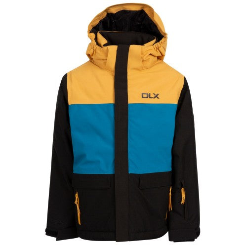 SLUSH UNISEX - Snowboard jacket - black/orange