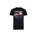 Front - Knight Rider Mens Neon T-Shirt