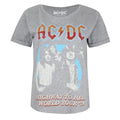 Front - AC/DC Womens/Ladies Highway World Tour 79 T-Shirt