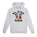 Front - Disney Womens/Ladies Paris Mickey & Minnie Mouse Hoodie