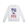 Front - Disney Womens/Ladies Mickey Mouse USA Sweatshirt