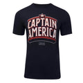 Front - Captain America Mens Arch T-Shirt