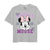 Front - Disney Girls Butterfly Varsity Minnie Mouse T-Shirt