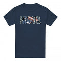 Front - Captain America Mens Window T-Shirt