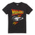 Front - Back To The Future Mens Retro T-Shirt