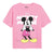 Front - Disney Girls Mickey Mouse Silly Face T-Shirt