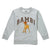 Front - Bambi Girls Collegiate Crew Neck Sweatshirt