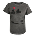 Front - Disney Womens/Ladies Mickey & Minnie Mouse Hearts T-Shirt