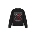 Front - Deadpool Unisex Adult Coming To Town Sweatshirt