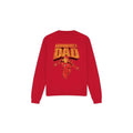 Front - Iron Man Unisex Adult Invincible Dad Flying Fathers Day Sweatshirt