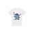 Front - Lilo & Stitch Mens Christmas Lights Sketch T-Shirt