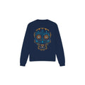 Front - Coco Unisex Adult Day Of The Dead Miguel Dante Colourful Skull Sweatshirt