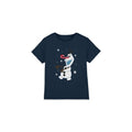 Front - Frozen Childrens/Kids Olaf Candy Cane T-Shirt