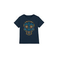 Front - Coco Childrens/Kids Day Of The Dead Miguel Dante Colourful Skull T-Shirt