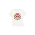 Front - Coco Childrens/Kids Day Of The Dead Ernesto Miguel Hector Patch T-Shirt