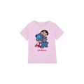 Front - Lilo & Stitch Childrens/Kids 90s Hug T-Shirt