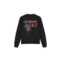 Front - Captain America Unisex Adult Legendary Dad Sweatshirt