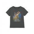 Front - Beauty And The Beast Childrens/Kids Belle Beast Castle T-Shirt