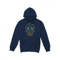 Front - Coco Mens Day Of The Dead Miguel Dante Colourful Skull Hoodie