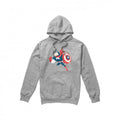 Front - Captain America Mens Holiday Outfit Hoodie