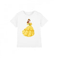 Front - Beauty And The Beast Childrens/Kids Belle Rose T-Shirt